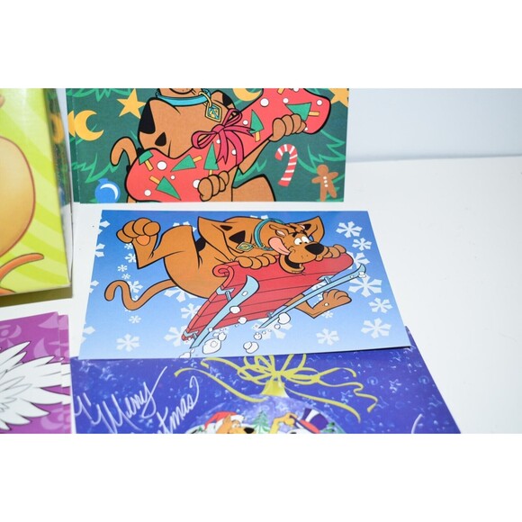 Vtg Christmas Cards Scooby-Doo Holiday Hanna-Barbera Paper Magic Group 26pc - Picture 3 of 10